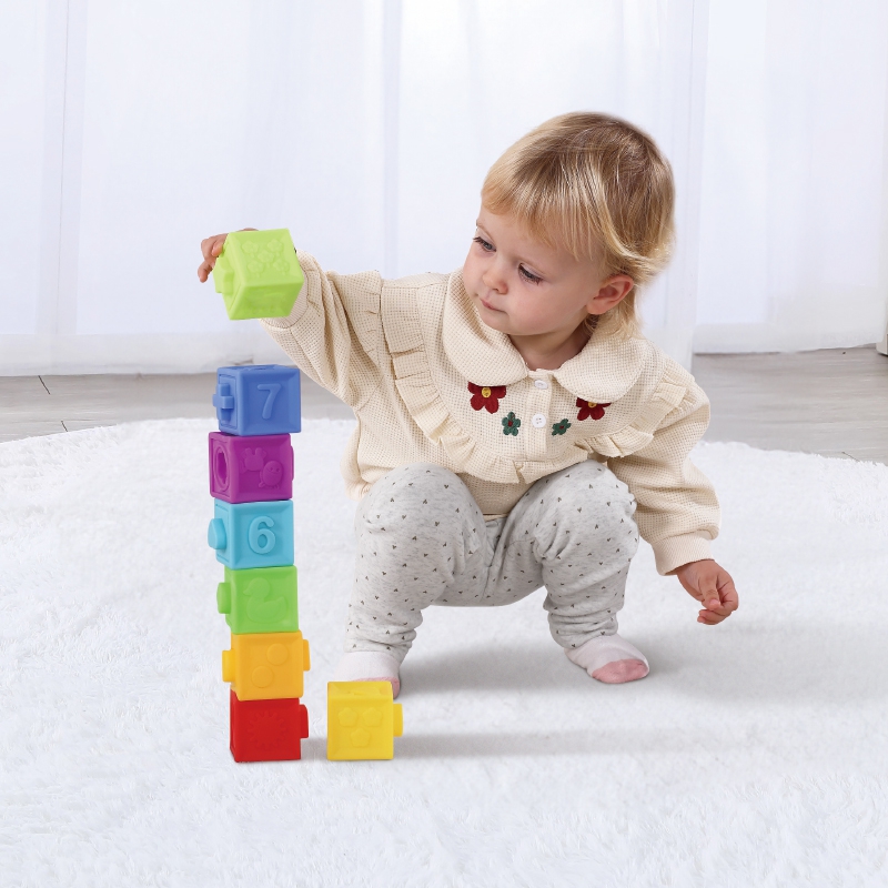 WOOPIE GREEN Box Pudełko XXL Montessori Edukacyjne 6w1 Sensoryczne 7-8 Miesięcy 26el. FSC
