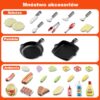 WOOPIE Grill Barbecue Kuchnia Ogrodowa Interaktywna LED Zestaw XL 31 el.