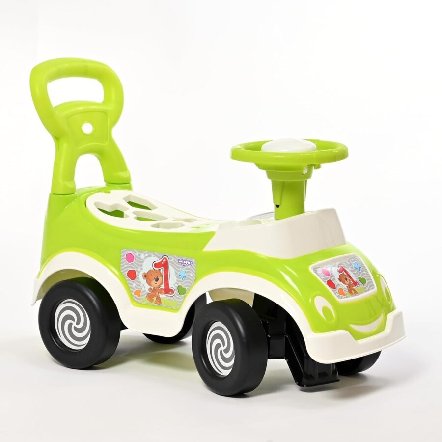 WOOPIE Jeździk 4w1 Sorter Pchacz Chodzik + Klakson Schowek