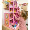 WOOPIE Mega Willa Domek dla Lalek LOVELY HOUSE 194 el.