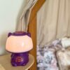 WOOPIE Multifunkcyjna Lampka RGB Głośnik Bluetooth Karaoke Modulator Głosu Karta SD Fioletowa