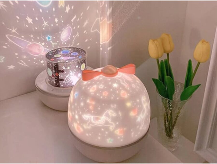 WOOPIE Projektor Gwiazd "Magiczne Sny" -  Rzutnik Led 6 Trybów