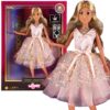 WOOPIE ROYAL Lalka Lily 30 cm Długie Blond Włosy Różowa Suknia Biżuteria
