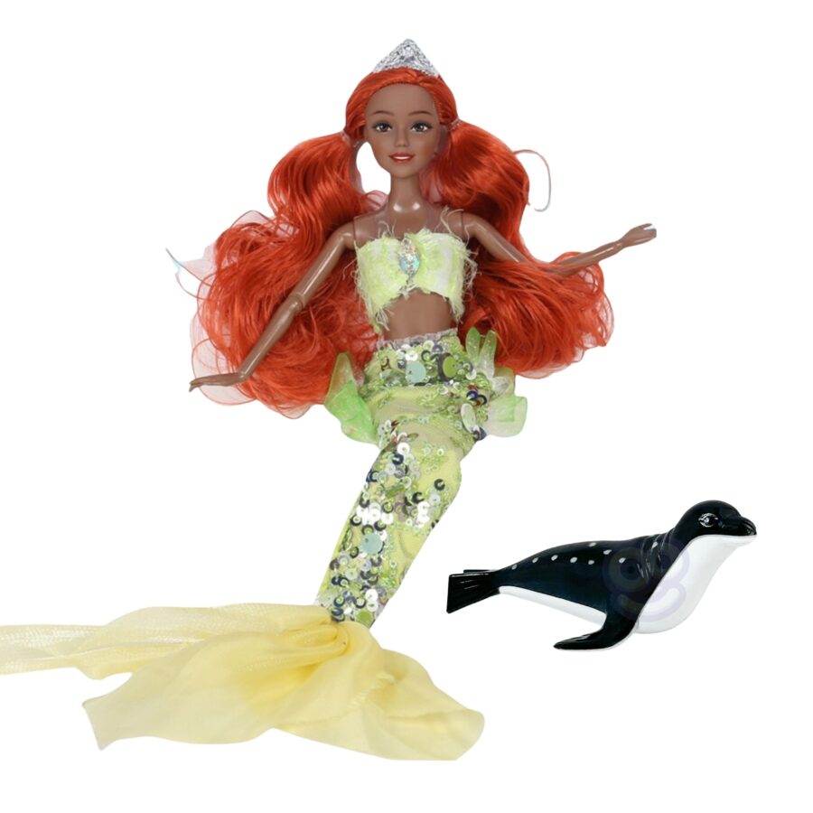 WOOPIE ROYAL Lalka Syrenka Emi Mermaid z Foką