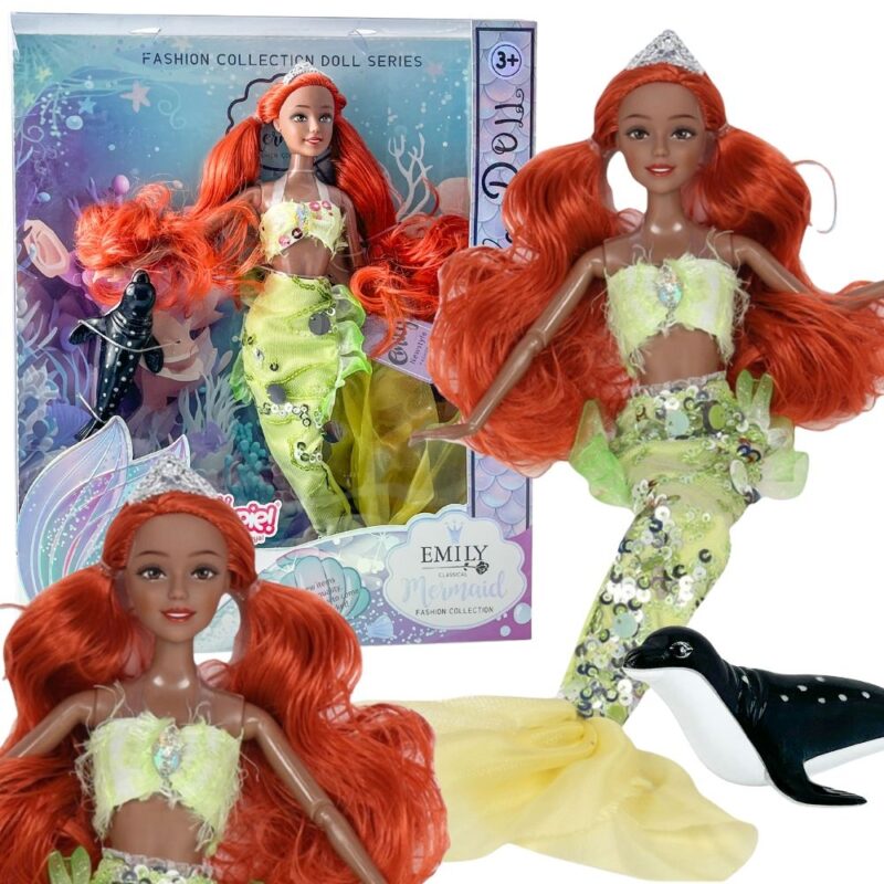 WOOPIE ROYAL Lalka Syrenka Emi Mermaid z Foką