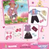 WOOPIE ROYAL Ubranko dla Lalki Różowa Sukienka Króliczek 43-46 cm