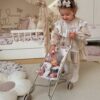 WOOPIE ROYAL Wózek Dla Lalek Spacerówka Vintage Teddy Bear