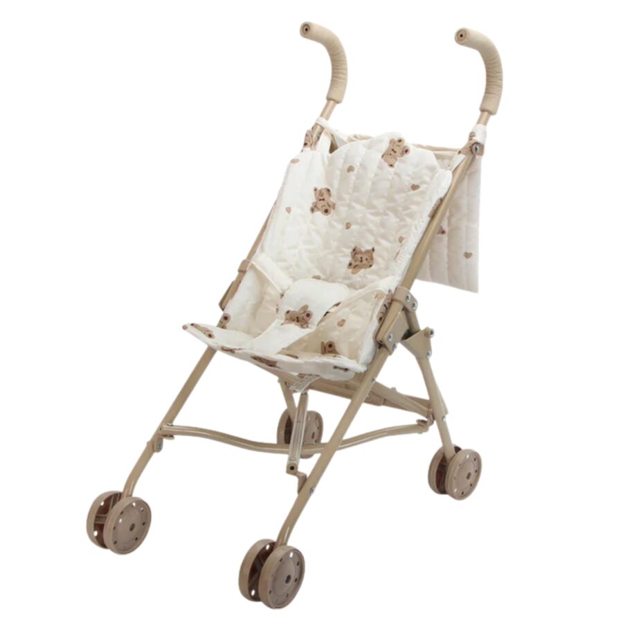 WOOPIE ROYAL Wózek Dla Lalek Spacerówka Vintage Teddy Bear