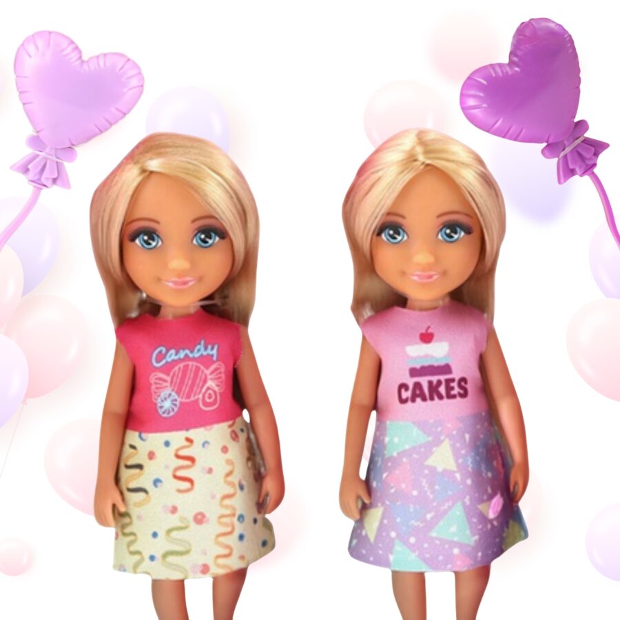 WOOPIE ROYAL Zestaw Urodzinowy Dwóch Laleczek - Candy i Cakes