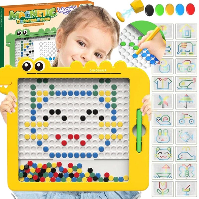 WOOPIE Tablica Magnetyczna dla Dzieci Montessori MagPad Dinozaur WOOPIE Tablica Magnetyczna dla Dzieci Montessori MagPad Dinozaur