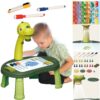 WOOPIE Tablica do Rysowania Projektor Dinozaur 24 Wzory + 2 Gry