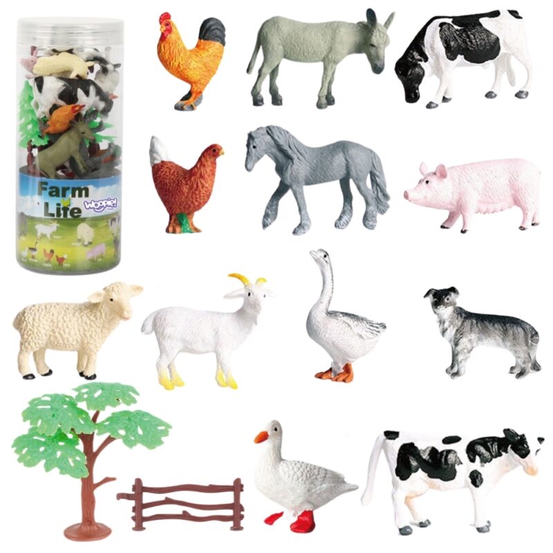 WOOPIE Zestaw Figurki Farma 17 el.