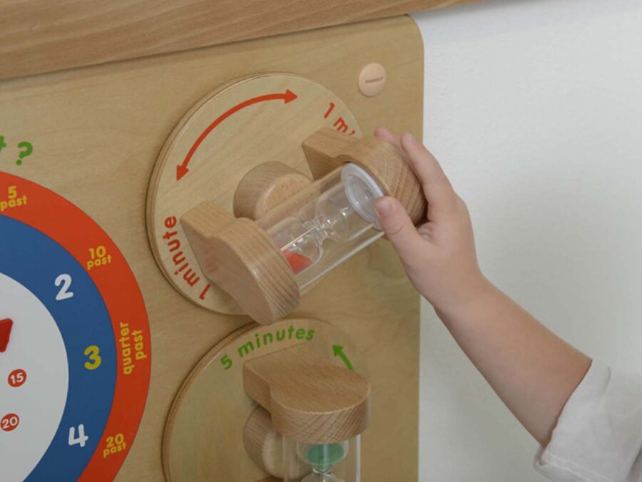 MASTERKIDZ Nauka O Czasie Czytanie Godziny - Tablica Edukacyjna