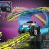 SMOBY Flextreme Neon Tor Samochodowy z Autem Zestaw Startowy