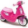 SMOBY Różowy jeździk skuter Ciche koła Pink Scooter