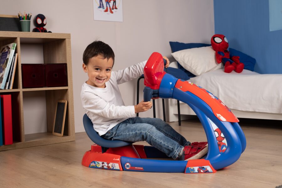 Smoby Symulator jazdy Spidey ze światłem i dźwiękiem