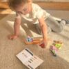 TOOKY TOY Drewniana Układanka Łamigłówki dla Dzieci Noe i Zwierzęta