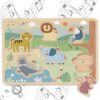 TOOKY TOY Drewniane Interaktywne Puzzle Zwierzątka