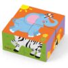 Viga Drewniana układanka Zoo Puzzle  4 klocki