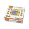 Viga Drewniana układanka Zoo Puzzle  4 klocki