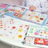 WOOPIE ART&FUN Naklejki Wielorazowe Zestaw Kreatywny Wyklejanka Pojazdy Straż Pożarna Lodziarnia 77 el.