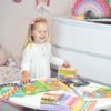 WOOPIE ART&FUN Naklejki Zestaw Dopasuj Kształty i Kolory Wyklejanka Zwierzątka 504 el.