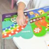 WOOPIE ART&FUN Naklejki Zestaw Dopasuj Kształty i Kolory Wyklejanka Zwierzątka 504 el.