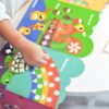 WOOPIE ART&FUN Naklejki Zestaw Dopasuj Kształty i Kolory Wyklejanka Zwierzątka 504 el.