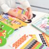 WOOPIE ART&FUN Naklejki Zestaw Dopasuj Kształty i Kolory Wyklejanka Zwierzątka 504 el.