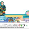 WOOPIE ART&FUN Plecak Dinozaur do Malowania Kolorowania Markerami Zestaw Kreatywny DIY