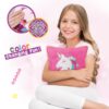 WOOPIE ART&FUN Zestaw Kreatywny Poduszka do Ozdobienia Jednorożec