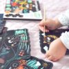 WOOPIE ART&FUN Zestaw Kreatywny Wydrapywanki dla Dzieci 7 el.