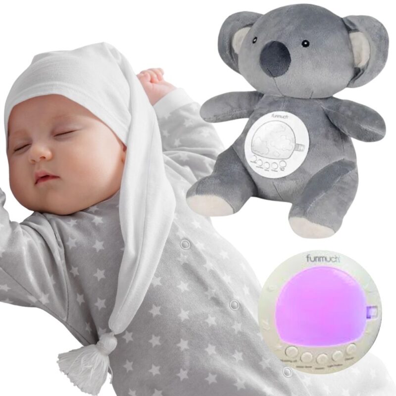 WOOPIE BABY Przytulanka Koala z Projektorem Uspokajacz Usypiacz Kołysanki Czujnik Płaczu