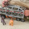 WOOPIE Ciężarówka Transporter Dinozaurów Auto z Dźwiękiem i Światłem