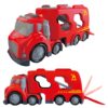 WOOPIE Duża Czerwona Laweta City Truck Efekty Dźwiękowe i Świetlne