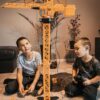 WOOPIE Dźwig Żuraw Zdalnie Sterowany 103 cm R/C Ciężarówka Koparka  + 4 Akc.