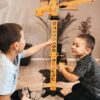 WOOPIE Dźwig Żuraw Zdalnie Sterowany 103 cm R/C Ciężarówka Koparka  + 4 Akc.