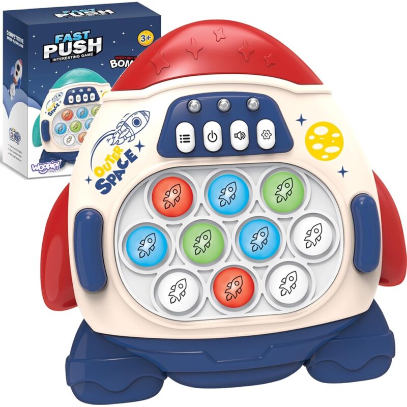 WOOPIE Gra POP IT Elektroniczna Antystresowa Zręcznościowa Rakieta red WOOPIE Gra POP IT Elektroniczna Antystresowa Zręcznościowa Rakieta red