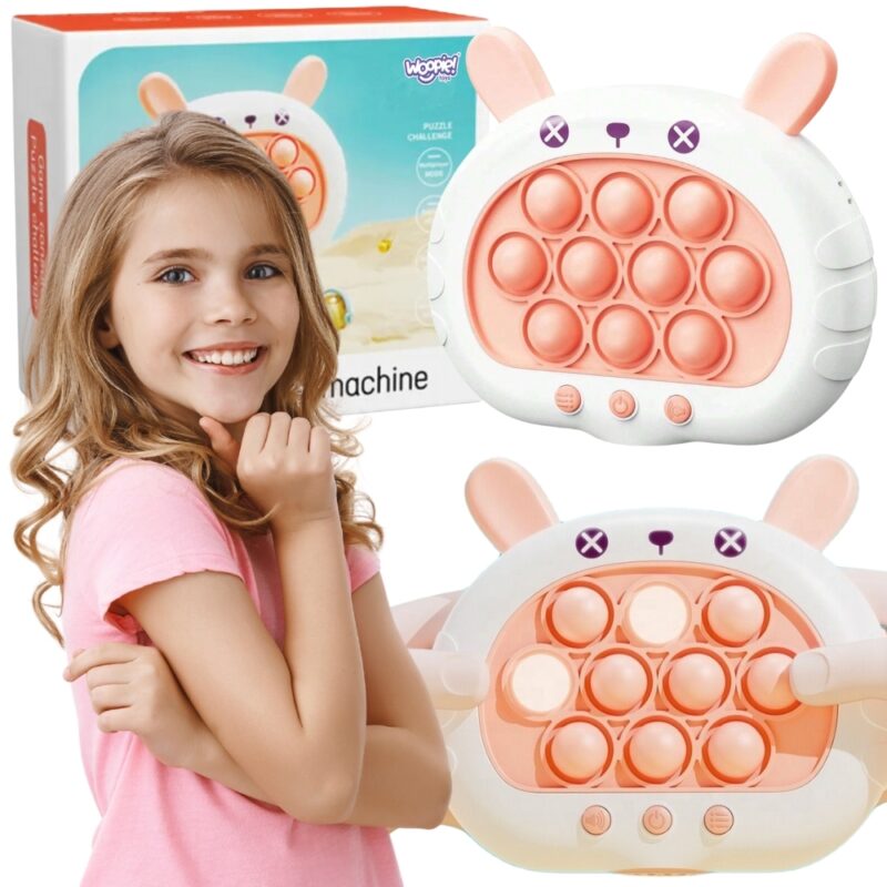 WOOPIE Gra POP IT Elektryczna Antystresowa Zręcznościowa Króliczek WOOPIE Gra POP IT Elektryczna Antystresowa Zręcznościowa Króliczek