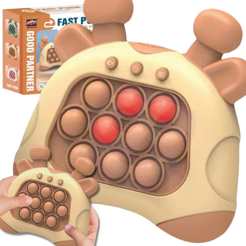 WOOPIE Gra POP IT Elektryczna Antystresowa Zręcznościowa Żyrafka WOOPIE Gra POP IT Elektryczna Antystresowa Zręcznościowa Żyrafka