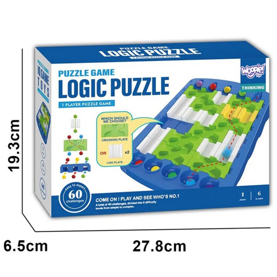 WOOPIE IQ Gra Logiczna Strategiczna Trening Mózgu "Labirynt Logiczny"