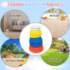 WOOPIE Kamienie Balansujące Sensoryczne Trening Równowagi 5 szt
