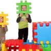 WOOPIE Klocki Edukacyjne Wafle Ogrodzenie Domek
