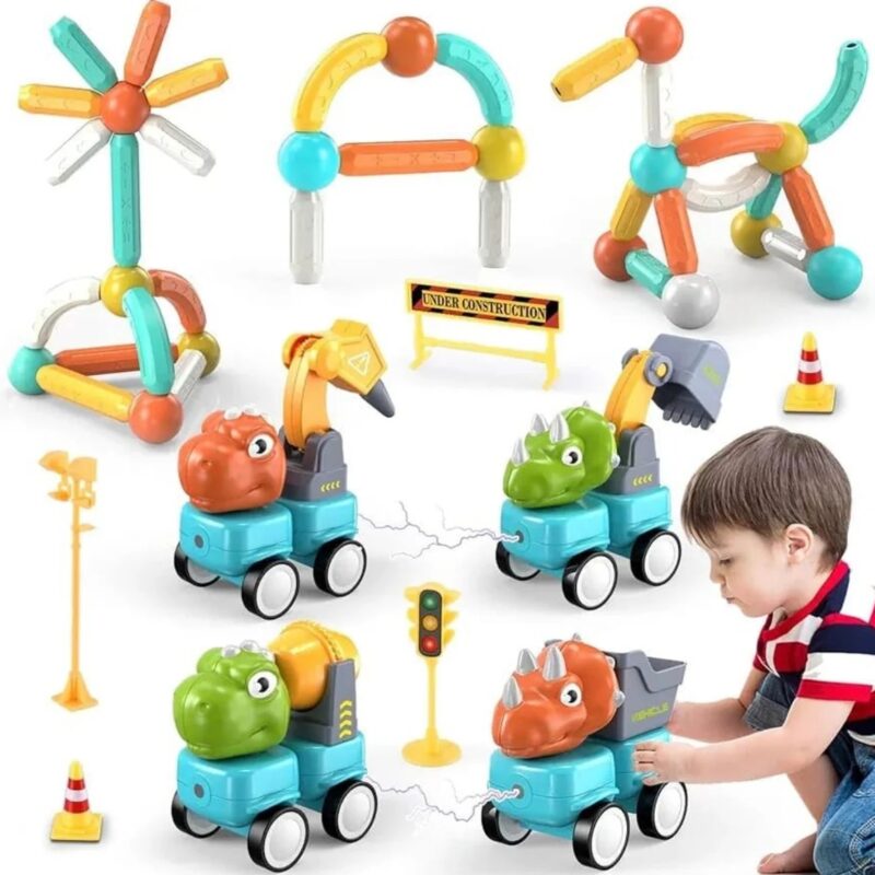WOOPIE Klocki Magnetyczne Dinozaury Konstrukcyjne 84 el. WOOPIE Klocki Magnetyczne Dinozaury Konstrukcyjne 84 el.