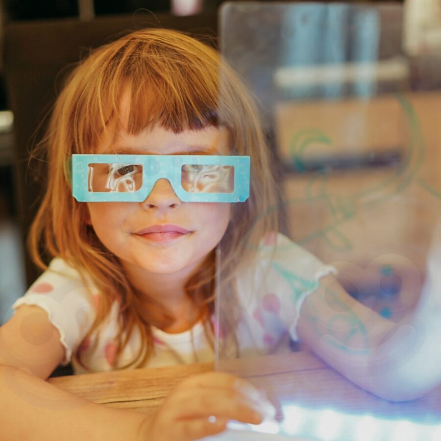 WOOPIE Magnetyczna Tablica 3D Podświetlenie LED do Rysowania