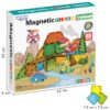 WOOPIE Magnetyczne Klocki Konstrukcyjne 7,5 cm Dino 30 el.