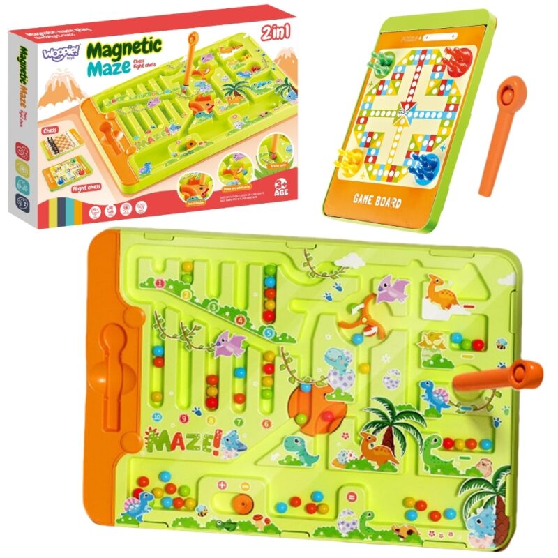 WOOPIE Magnetyczny Labirynt 2w1 Gra Chińczyk WOOPIE Magnetyczny Labirynt 2w1 Gra Chińczyk