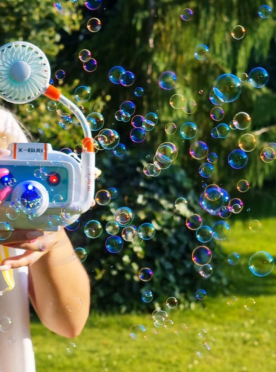 WOOPIE Maszyna Aparat do Robienia Baniek Mydlanych dla Dzieci - Zestaw 6 szt.