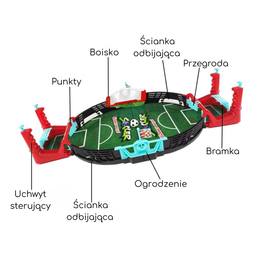 WOOPIE Mini Stół do Piłkarzyków 3+