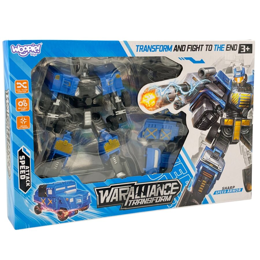 WOOPIE Robot Transformujący 2w1 Pojazd Bojowy